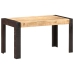 Mesa de comedor madera maciza de mango en bruto 140x70x76 cm