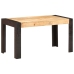 Mesa de comedor madera maciza de mango en bruto 140x70x76 cm