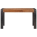 Mesa de comedor de madera maciza de mango rugosa 140x70x76 cm