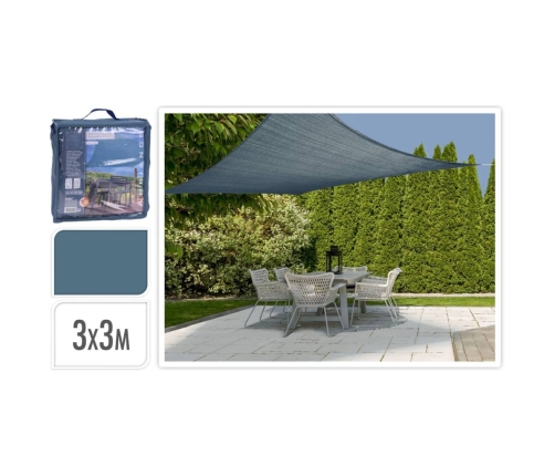 ProGarden Toldo cuadrado azul 3x3 m