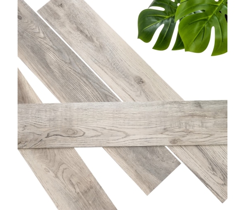 WallArt Tablones aspecto madera de roble Barnwood blanco lavado