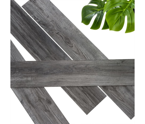 WallArt Tablones aspecto madera de roble Barnwood gris ceniza