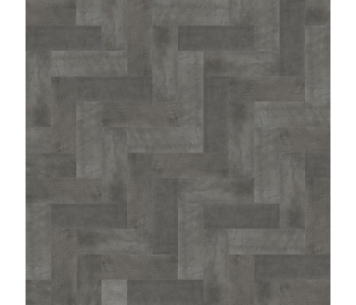 WallArt Paneles de pared de cuero Connaught gris sombra 16 piezas