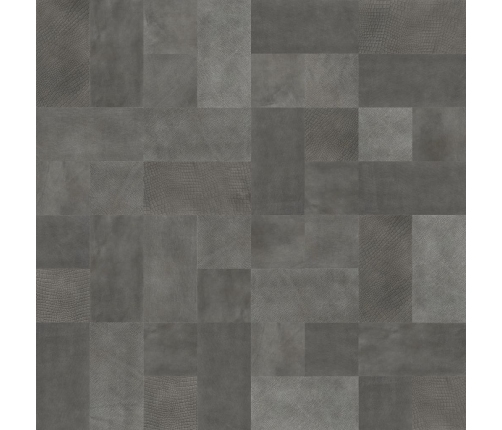 WallArt Paneles de pared de cuero Bowen gris sombra 32 piezas