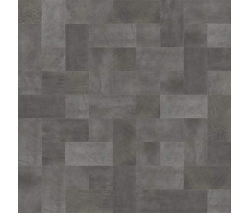 WallArt Paneles de pared de cuero Bowen gris sombra 32 piezas