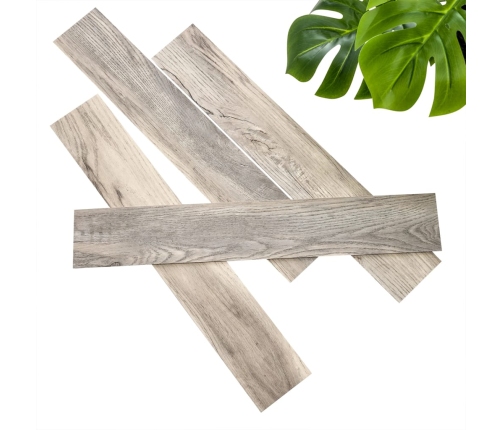 WallArt Tablones de aspecto madera de roble Barnwood blanco deslavado