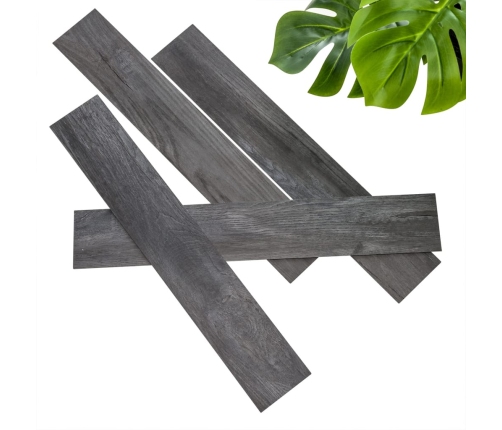 WallArt Tablones de aspecto madera de roble Barnwood gris ceniza