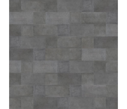 WallArt Paneles de pared de cuero Jordan gris azulado 32 piezas