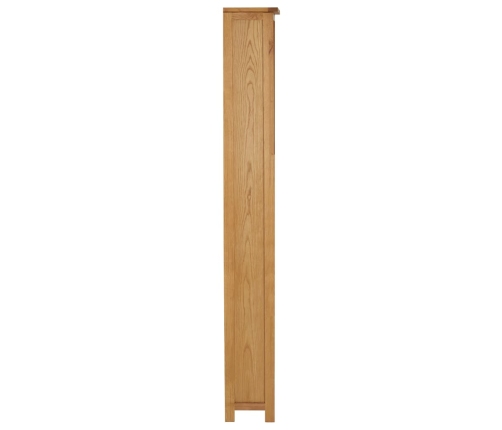 vidaX Estantería madera maciza de roble 52x22,5x170 cm