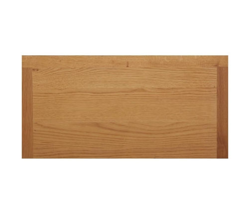 Aparador de madera maciza de roble 70x35x75 cm