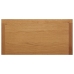 Aparador de madera maciza de roble 70x35x75 cm