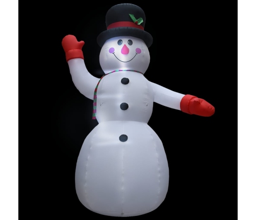 Muñeco de nieve inflable con LED adorno de Navidad IP44 300 cm