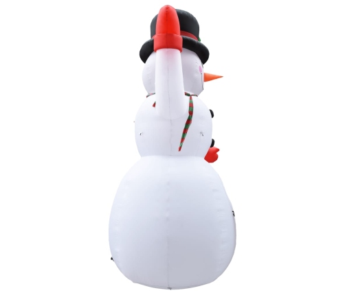 Muñeco de nieve inflable con LED adorno de Navidad IP44 300 cm