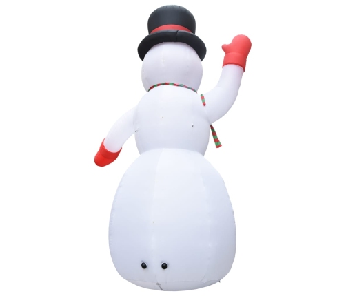 Muñeco de nieve inflable con LED adorno de Navidad IP44 300 cm