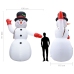 Muñeco de nieve inflable con LED adorno de Navidad IP44 300 cm