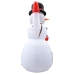 Muñeco de nieve inflable de Navidad con LED IP44 450 cm XXL