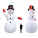 Muñeco de nieve inflable de Navidad con LED IP44 600 cm XXL