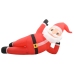 Papá Noel de Navidad inflable con LED rojo IP44 360 cm XXL