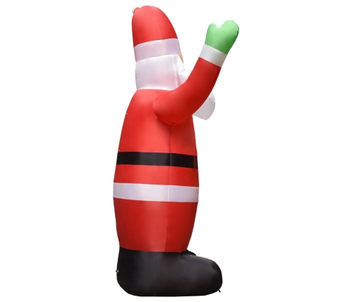 Papá Noel inflable con LED adorno navideño IP44 4,5 m