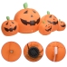 Familia de calabaza inflable de Halloween con LED 1,8 m