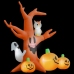 Árbol fantasma inflable de Halloween con calabazas 6 LEDs 2,6 m