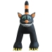 Gato negro inflable de Halloween con LED XXL 6 m