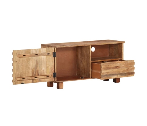 Mueble de TV de madera maciza de mango 90x30x45 cm