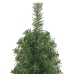 Árbol de Navidad artificial delgado y soporte PVC verde 150 cm