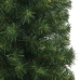 Árbol de Navidad artificial delgado y soporte PVC verde 180 cm