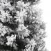 Árbol de Navidad artificial verde con nieve PVC 150 cm