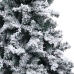 Árbol de Navidad artificial verde con nieve 240 cm