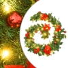 Guirnalda de Navidad con luces LED PVC verde 2,7 m