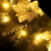 Guirnalda de Navidad con luces LED PVC negro 2,7 m