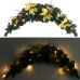 Arco de Navidad con luces LED verde 90 cm PVC