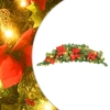 Arco de Navidad con luces LED verde 90 cm PVC