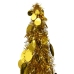 Árbol de Navidad artificial emergente PET dorado 120 cm