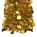 Árbol de Navidad artificial emergente PET dorado 120 cm