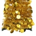 Árbol de Navidad artificial emergente PET dorado 150 cm