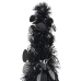 Árbol de Navidad artificial emergente PET negro 120 cm