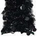 Árbol de Navidad artificial emergente PET negro 120 cm