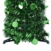 Árbol de Navidad artificial emergente PET verde 120 cm