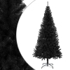 Árbol de Navidad artificial con soporte PVC negro 180 cm