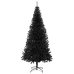 Árbol de Navidad artificial con soporte PVC negro 180 cm