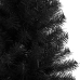 Árbol de Navidad artificial con soporte PVC negro 180 cm