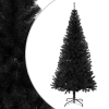 Árbol de Navidad artificial con soporte PVC negro 210 cm