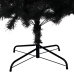 Árbol de Navidad artificial con soporte PVC negro 210 cm