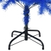 Árbol de Navidad artificial con soporte PVC azul 150 cm