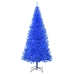 Árbol de Navidad artificial con soporte PVC azul 180 cm