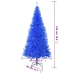 Árbol de Navidad artificial con soporte PVC azul 180 cm