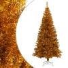 Árbol de Navidad artificial con soporte PET dorado 180 cm